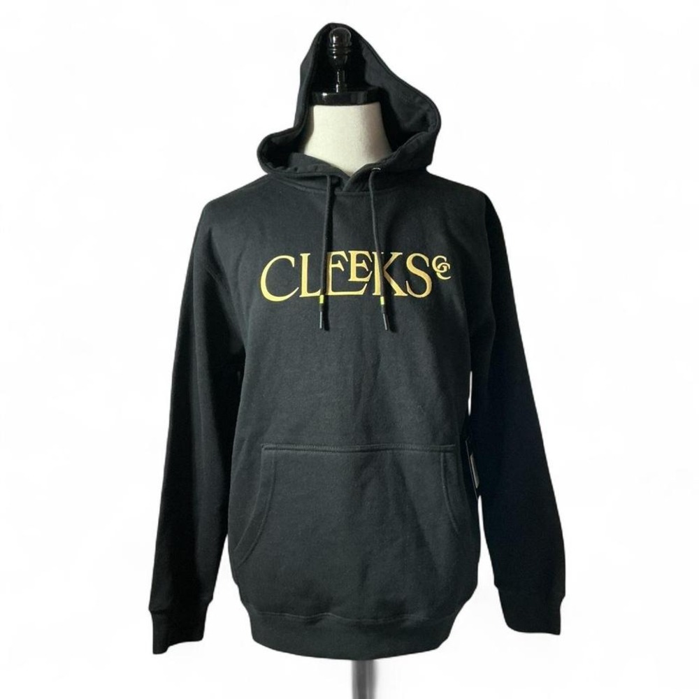 NWT Liv Golf‎ Team Cleeks Hoody Men Black Pullover Hoodie Sweatshirt Large